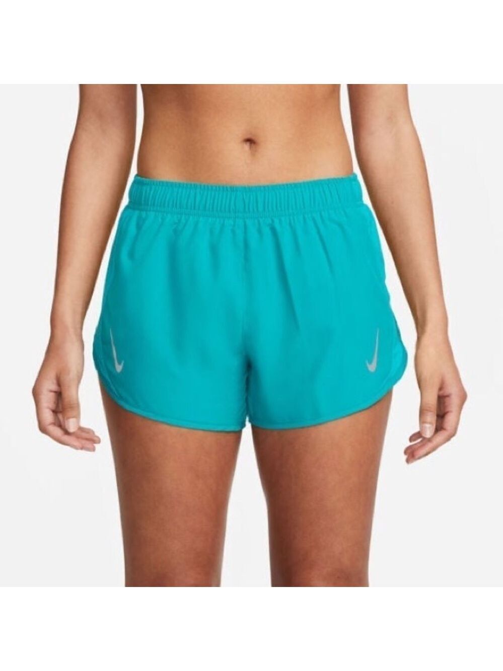 Nike Women’s Dri-Fit Running Shorts Teal
Size Small